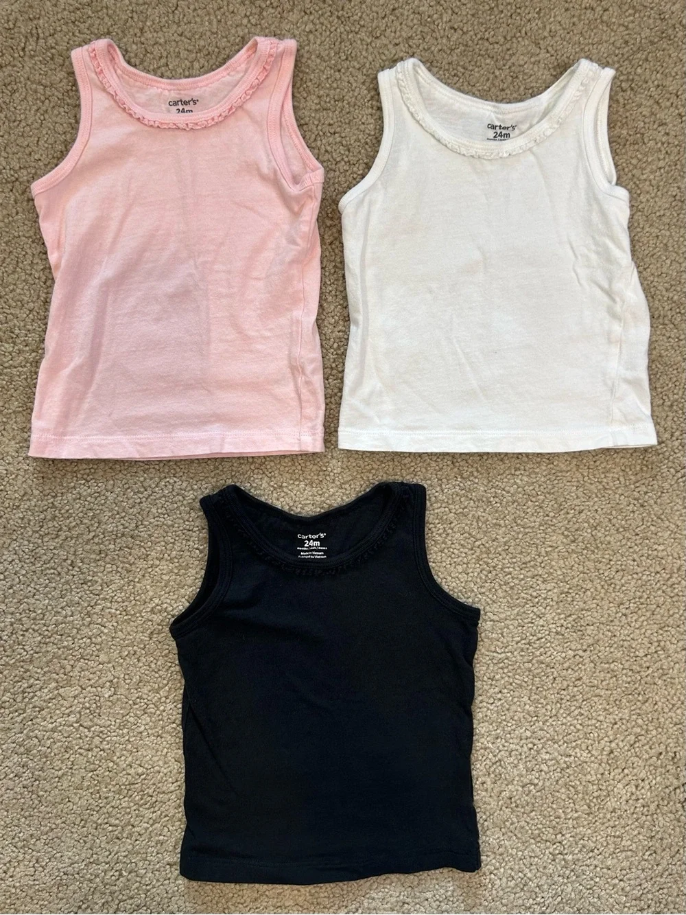Girls Tank Tops Bundle Size 18-24 Months